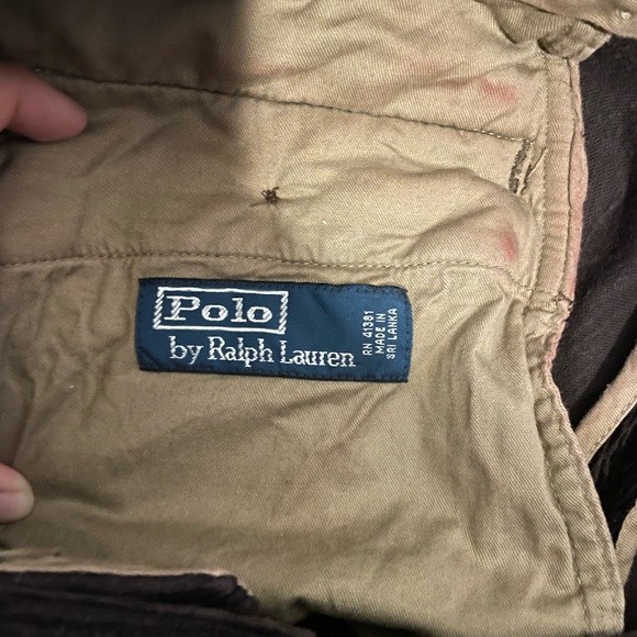 Polo Ralph Lauren Corduroy Pants Dark Chocolate - Picture 6 of 14